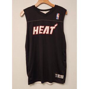 Miami Heat Jersey NBA Alleson‎ Athletic Reversible #21 Black White Small EUC